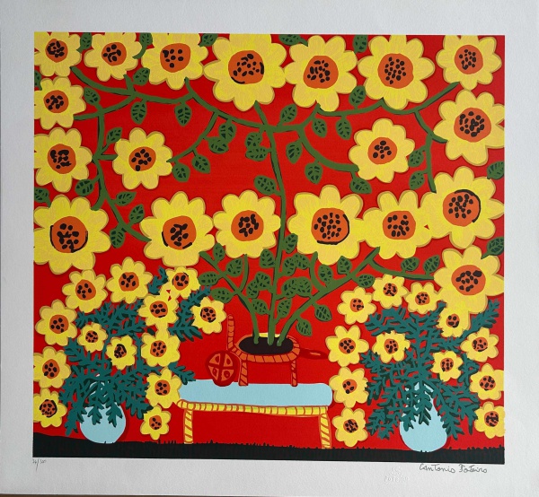 5676 ALDEMIR MARTINS - XILOGRAVURA - NÚMERO DE SÉRIE: 68/200