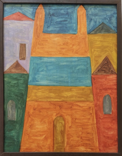 Arte . JOSÉ PANCETTI, ÓL SOBRE PLACA, ASSINADO FRENTE E VERSO, foto 6
