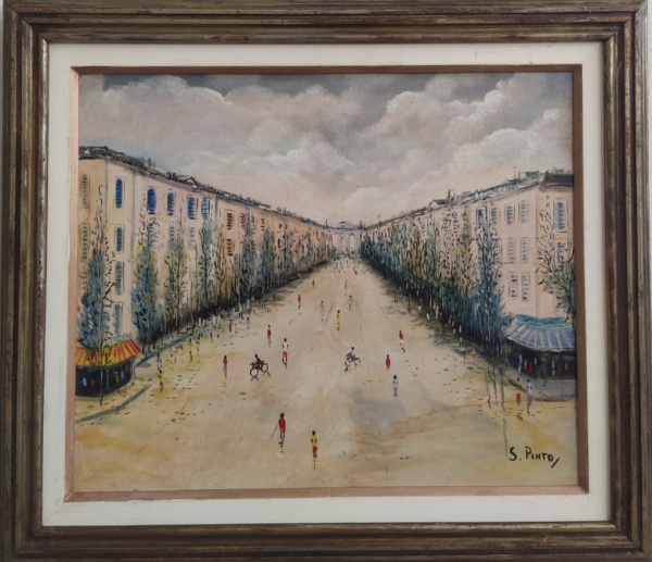 Arte . NOEMIA MOURÃO, ÓLEO SOBRE TELA, MEDINDO 40CM X 40CM foto 2