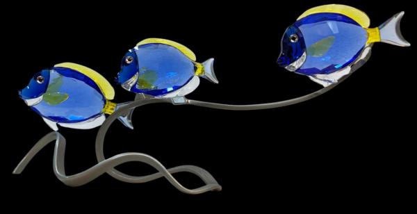 Swarovski Crystal Paradise Fish- Magnifico grupo escultórico