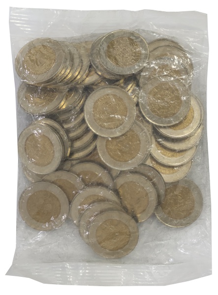 Joias . Moeda de Portugal - 100 Escudos - 1999 - com ERRO PORTUGUSA - UNICEF - ...