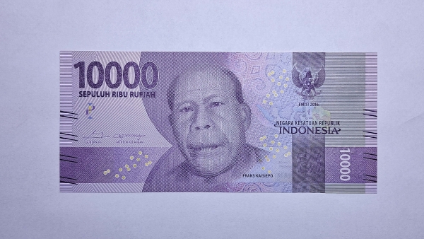 Cédula da Indonesia - 10000 Rupiah - 2016 - FE