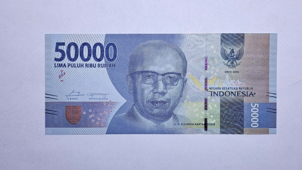 Cédula da Indonesia - 50000 Rupiah - 2016 - FE