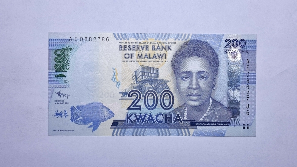 Cédula do Malawi - 200 Kwacha - 2012 - P60 - FE