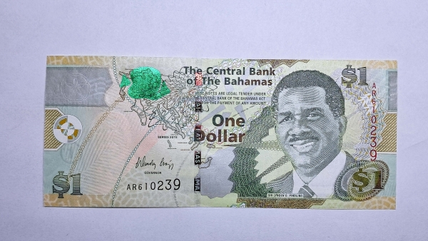 Cédula das Bahamas - 1 Dolar - 2015 - P71A - FE