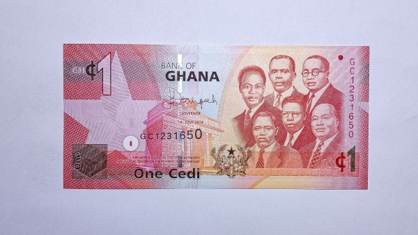 Cédula de Gana - 1 Cedi - 2014 - P37e - FE