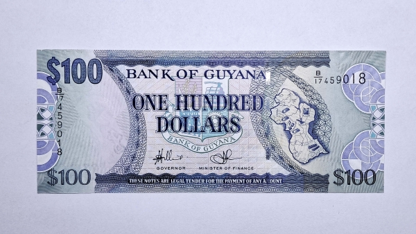 Cédula da Guiana - 100 Dolares - 2006 - P36b - FE
