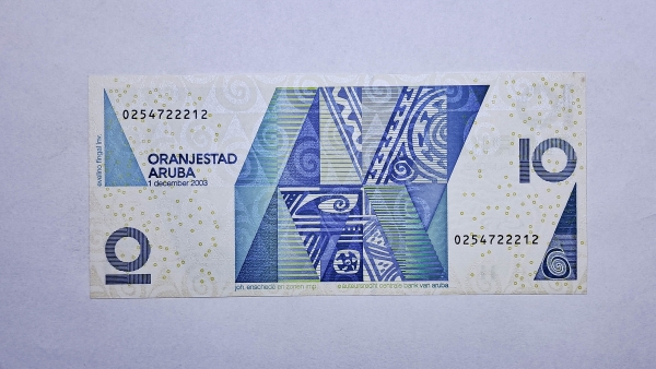 Cédula de Aruba - 10 Gulden - 2003 - P16a - FE