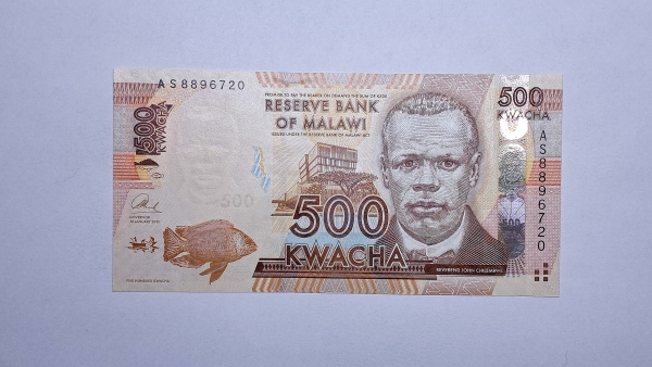 Cédula do Malawi - 500 Kwacha - 2013 - P61b - FE