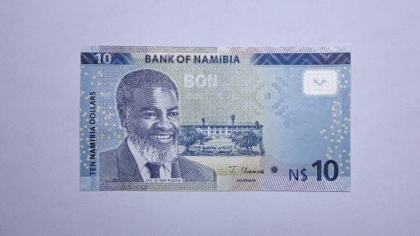Cédula da Namibia - 10 Dolares - 2021 - P16b - FE