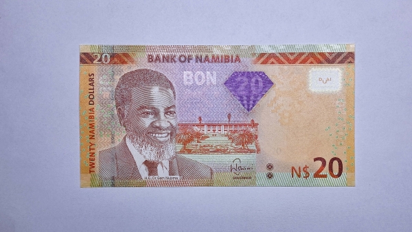 Cédula da Namibia - 20 Dolares - 2013 - P12b - FE