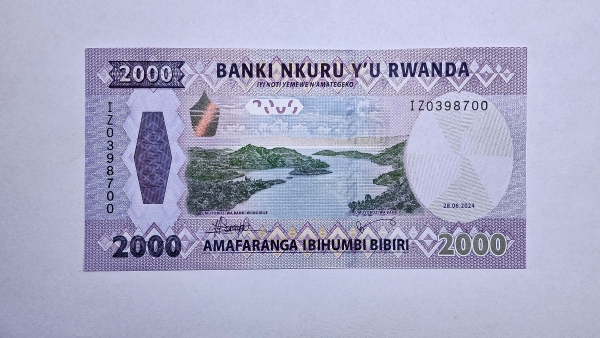 Cédula de Ruanda - 2000 francs - 2024 - P44 - FE