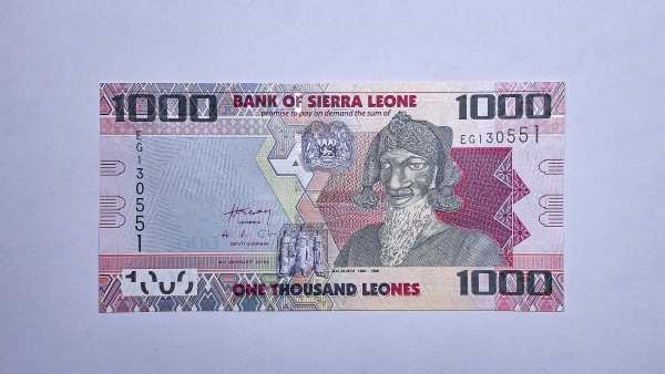 Cédula de Serra Leoa - 1000 Leones - 2013 - P30b - FE