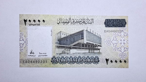 Cédula da Somalia - 20000 Shilin Soomaali - 2010 - P42 - FE