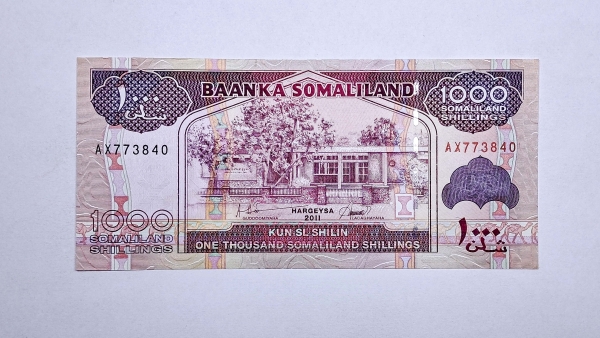 Cédula da Somaliland - 1000 Shillings - 2011 - P20a - FE