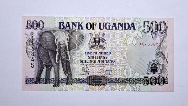 Cédula de Uganda - 500 Shillings - 1994 - P35a - FE