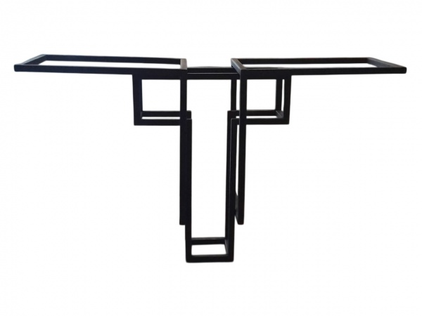 RAUL MOURÃO "Balanço parede duplo" (2009) Aço Carbono 1020 e resina sintética. Mede: 51 x 42 x 48 cm