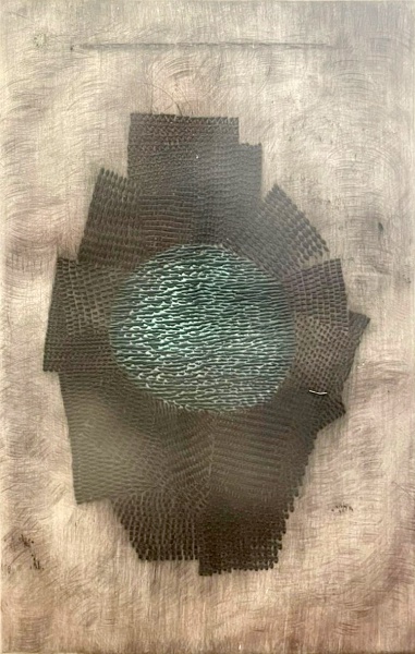 ARTHUR LUIZ PIZA "sem título" Calcogravura. Assinado no cid Tiragem 4 / 50 Mede: 45 x 65 cm com moldura 61 x 81 cm