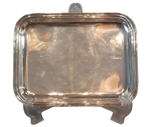 Bandeja retangular Albi Christofle. Mede: 26 x 20 cm
