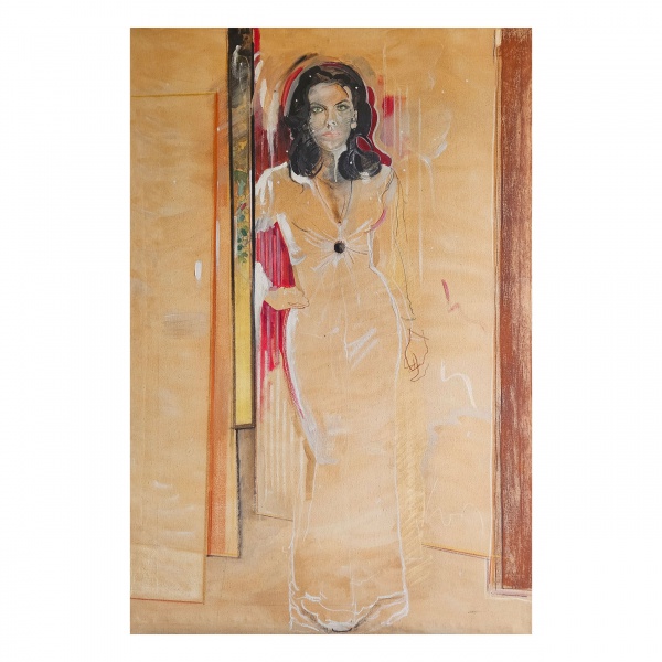 WESLEY DUKE LEE. "Katucha, ás vezes como Medea, ás vezes como Katucha" O.s.t. Mede: 121 X 185 cm - Assinado e datado no verso 1972.
