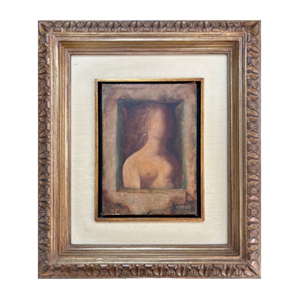 ORLANDO TERUZ. Figura - o.s.p. - 23 x 16 cm - assinado no c.i.d. (Esse lote encontra-se em São Paulo, o frete é por conta do arrematante).