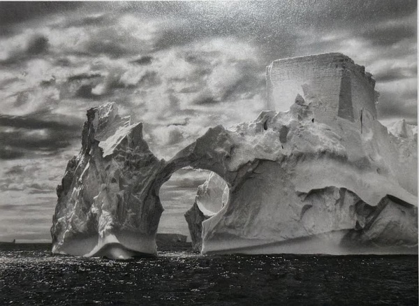 SEBASTIAO SALGADO "GRANDE ICEBERG WEDDEL SEA / ANTARTIC PENINSULA 2005" . Fotografia . Assinada no verso - Mede: 17 cm x 12.5 cm Obra reproduzida no Livro Genesis / Taschen for Instituto Terra Acompan