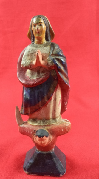 Arte . Escultura de arte sacra antiga, esculpida em madeira e foto 4