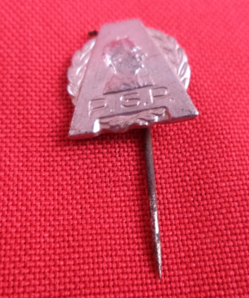 Arte . Alfinete de lapela (ou pin/broche) de campanha política foto 1