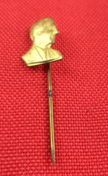 Arte . Raro pin (ou alfinete de lapela) de propaganda política foto 5
