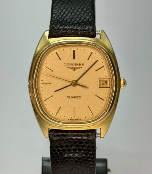 Relogios . Longines - Relógio suíço de pulso movimento quartz com pulseira em couro - Não ...