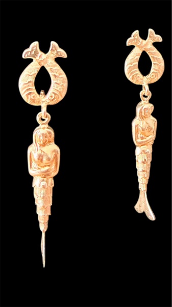 Joias . Joia de Crioula - Brincos em Ouro 800 ( 19.2K ) são uma verdadeira relíquia da ...