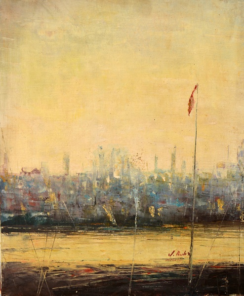 Arte . Nicola A. Facchinetti, Panorama da Lagoa Rodrigo de Fre foto 8