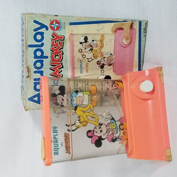 Joias . Aquaplay Mickey Mouse Estrela Original Vintage com Caixa, brinquedo original da ...