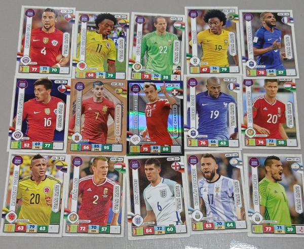Joias . Lote com 15 Cards Colecionaveis Road to 2018 Fifa Copa foto 2