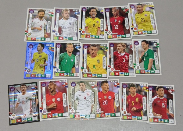 Joias . Lote com 15 Cards Colecionaveis Road to 2018 Fifa Copa foto 6