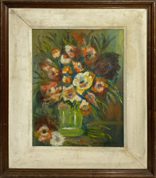 Arte . 8330 ANITA MALFATTI - PINTURA ÓLEO SOBRE TELA - TIPO DA ASSINATURA: FEITA A MÃO ...