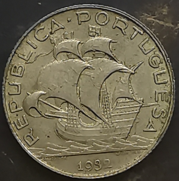 Joias . PORTUGAL - 10 ESCUDOS - 1955 - PRATA - FC foto 3