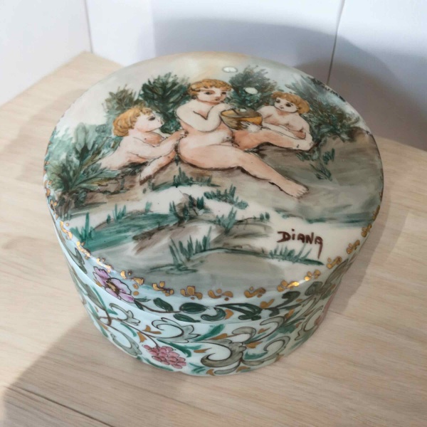 Joias . Lindissimo vaso japones em porcelana Celadon medindo foto 4