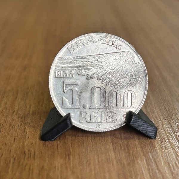 Joias . Brasil - 500 Réis de 1932, Bronze de alumínio, 4gr, 23m foto 8