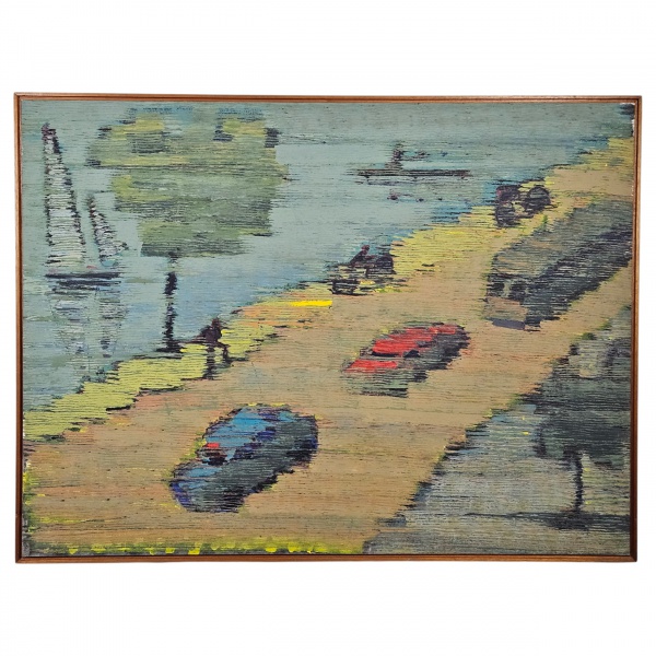 J.Mendonça Lagoa Fria - o.s.t. 108 x 143cm. Ass. e datado Rio 1997 no verso.