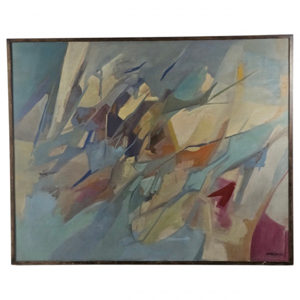 MANOEL BRITO. Fuga - o.s.t. - 153 x 123 cm - assinado no c.i.d. e verso, datado 1998.