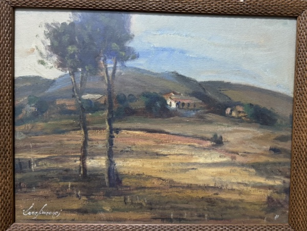 Arte . Oscar Pereira da Silva - Marinha - Óleo Sobre Tela - Me foto 1