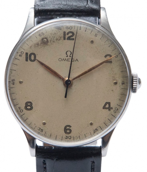 Relogios . RELÓGIO OMEGA JUMBO COROA CHAPÉU DE PADRE. TAMANHO: 37MM. MOVIMENTO: A CORDA ...