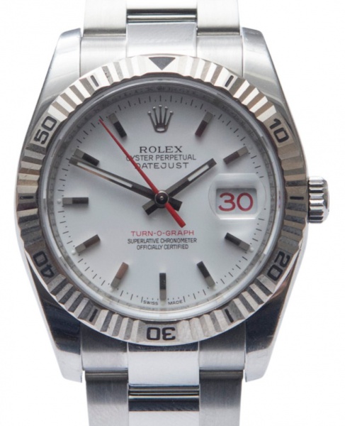 Relogios . RELÓGIO ROLEX DATEJUST TURN-O-GRAPH COM ARO CANELADO. TAMANHO: 36MM. MOVIMENTO: ...