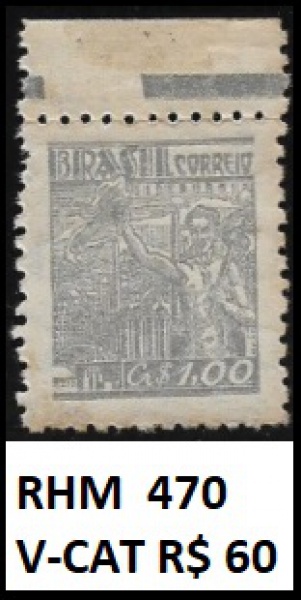 Joias . RARO SELO DO IMPÉRIO RHM 29 DE 500 RÉIS VALOR DE CAT - foto 4