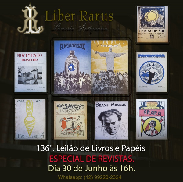Arte . 137º Leilão de Livros e Papéis Raros e Antigos - 1 de J foto 1