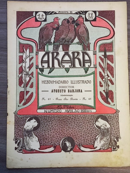 Arte . Arara - São Paulo 1905 - Anno I, N. 18 - bom exemplar, foto 1