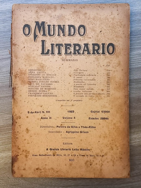 Arte . O Commentario, Revista Quinzenal de Arte, Letras, Polit foto 3