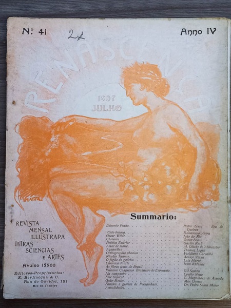 Arte . Kosmos - Janeiro 1908 - Ano III, N. 12 - Brochura - bom foto 5