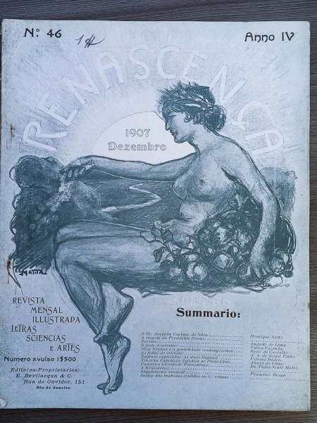 Arte . Kosmos - Janeiro 1908 - Ano III, N. 12 - Brochura - bom foto 6